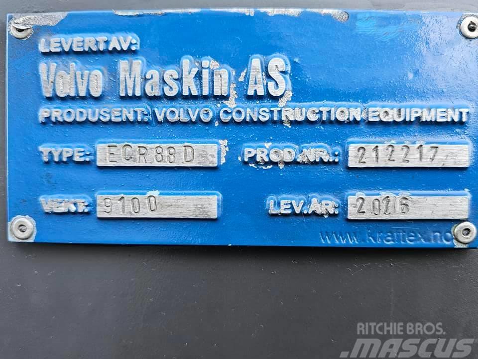 Volvo ECR 88 D Mini kotrók < 7t