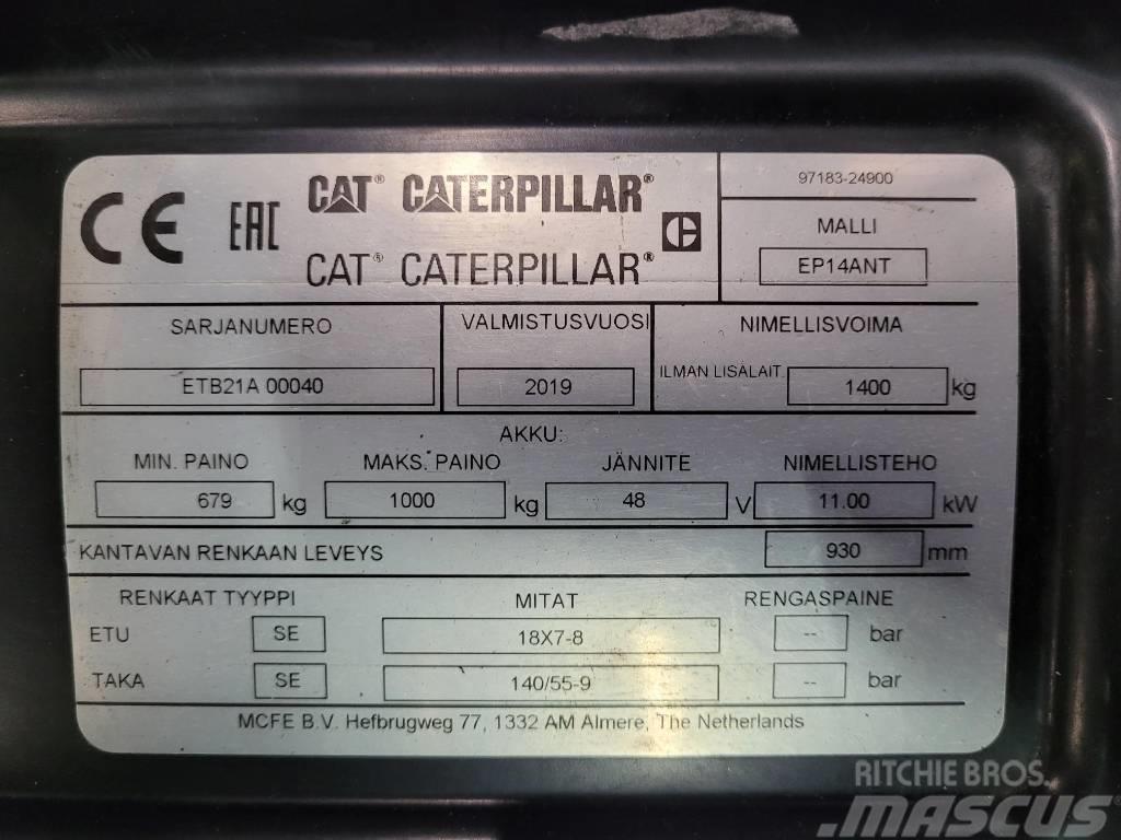 CAT EP14 ANT Elektromos targoncák