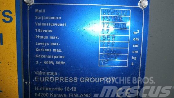 Europress Combio 17m3 Lumikko kylmäkone biojätteel Hulladék kompresszorok