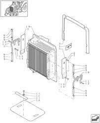 New Holland - Furtun radiator - 84329358 Hűtők