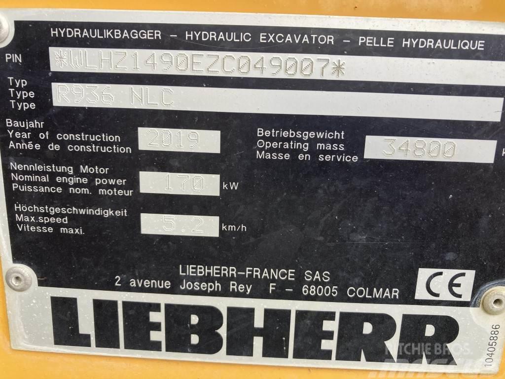Liebherr R 936 Litronic Lánctalpas kotrók