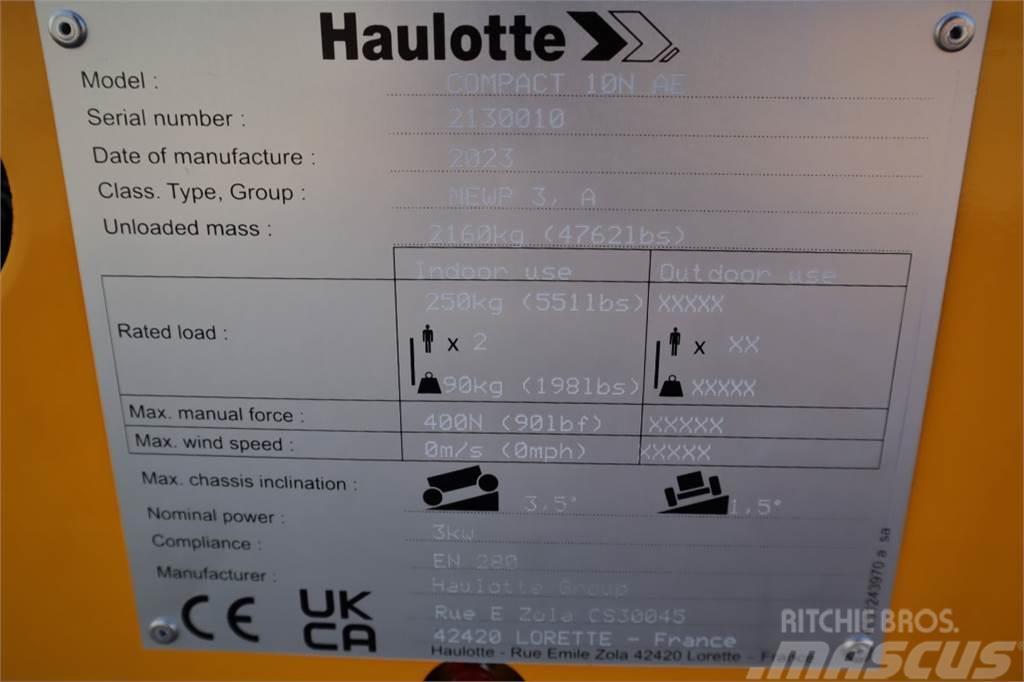 Haulotte COMPACT 10N  Valid inspection, *Guarantee! 10m Wor Ollós emelők