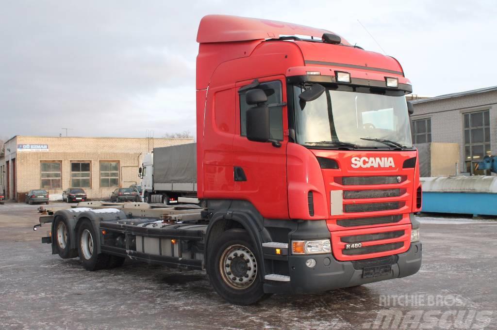 Scania R480 LB6X2HNB Konténer keretes / Konténeres teherautók