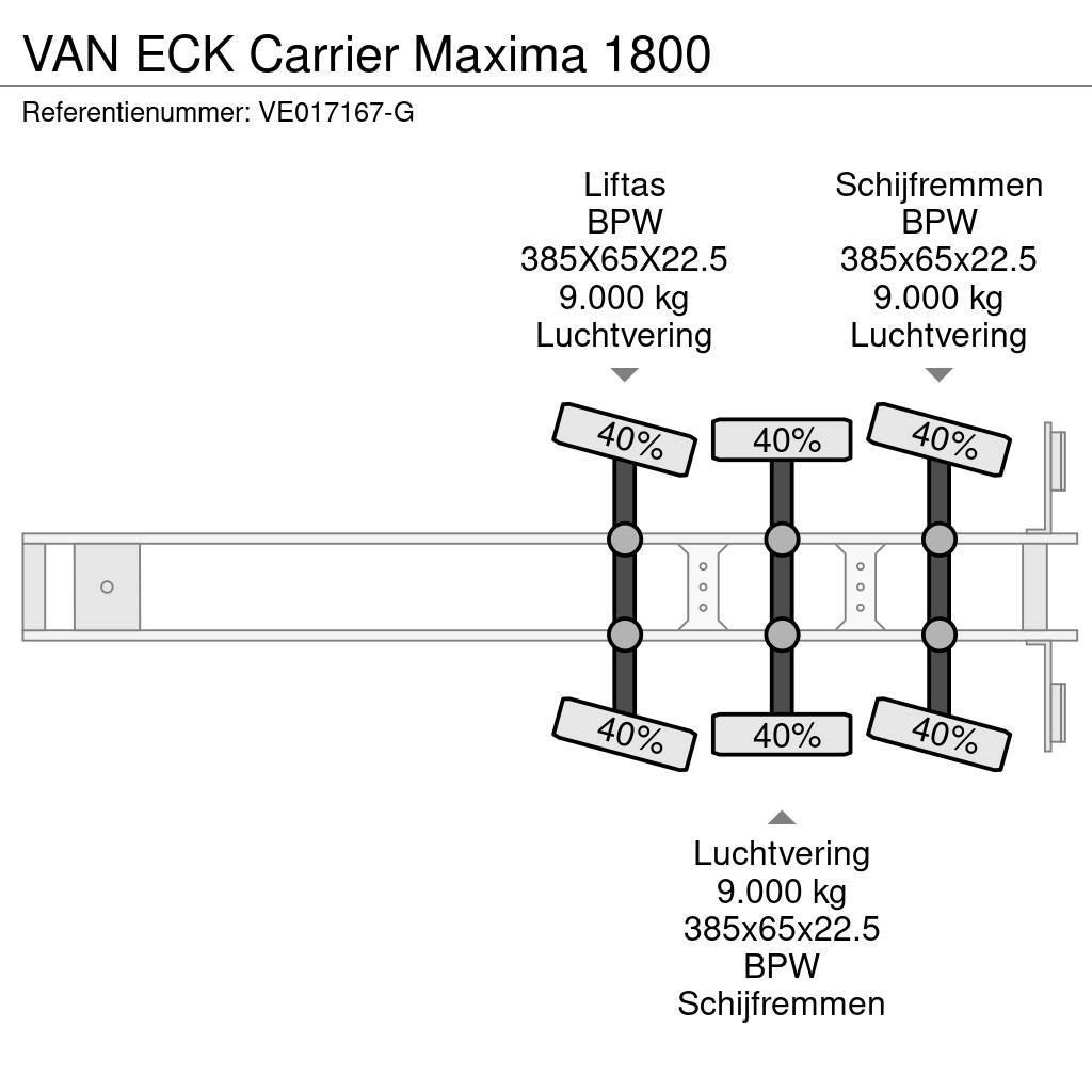 Van Eck Carrier Maxima 1800 Hűtős félpótkocsik
