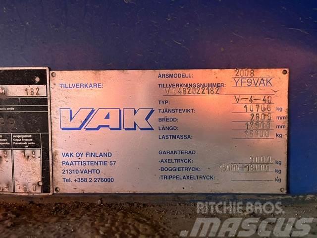 VAK V-4-40 VECTOR 1850 / BOX L=12385 mm Hűtős