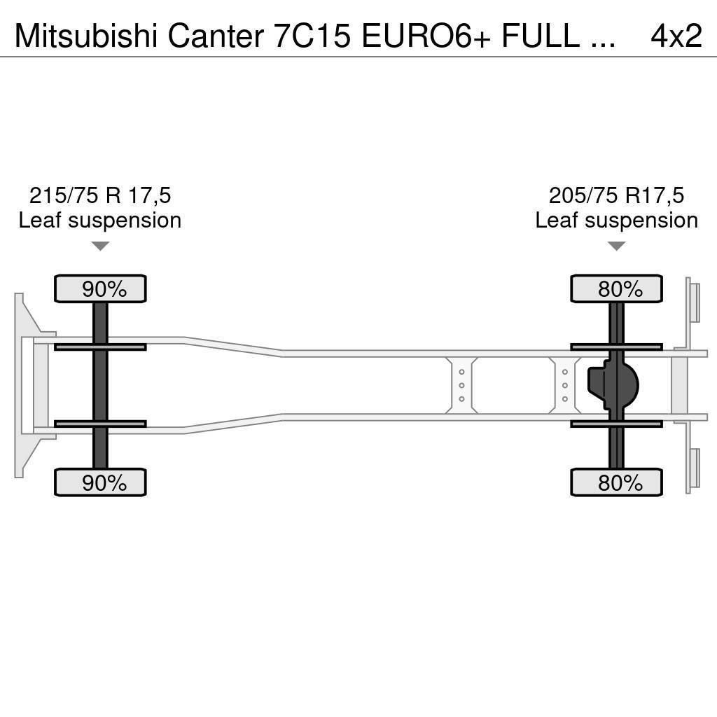 Mitsubishi Canter 7C15 EURO6+ FULL STEEL + AUTOMATIC Hűtős