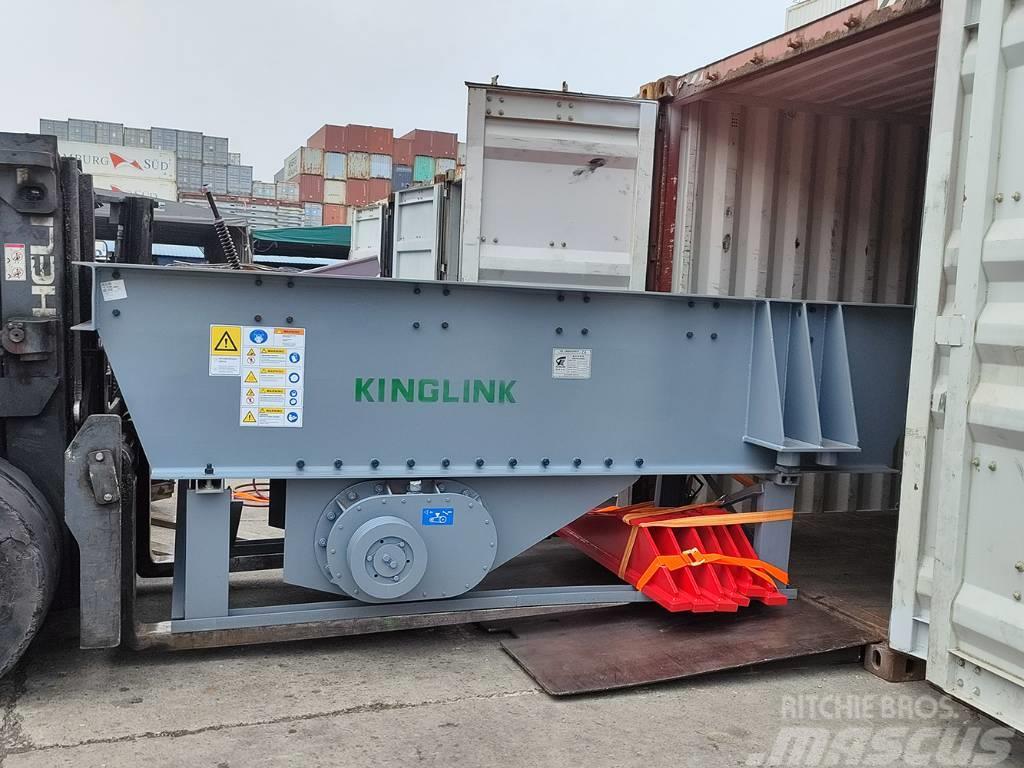 Kinglink ZSW-380x96 Heavy-Duty Vibrating Grizzly Feeder Tárolók