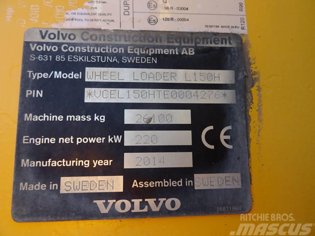 Volvo L 150 H Gumikerekes homlokrakodók