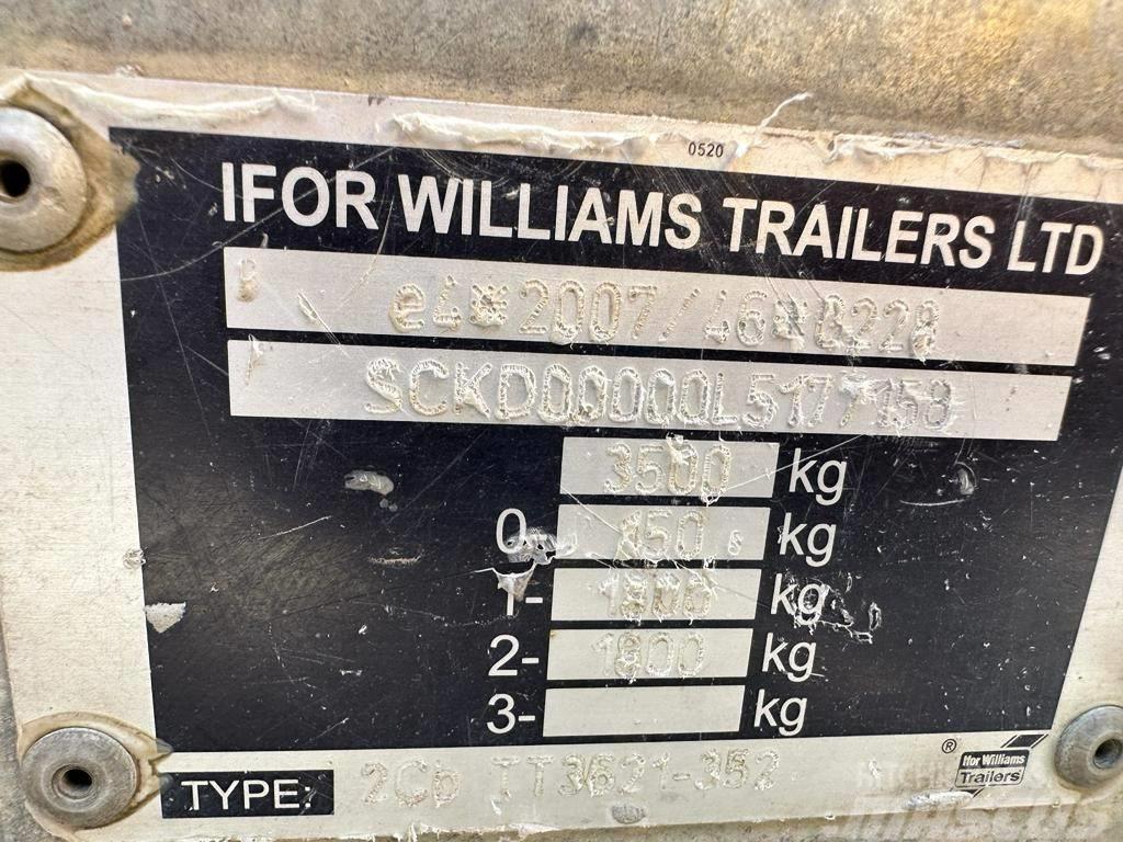 Ifor Williams TT3621 Trailer Billenő Mezőgazdasági pótkocsik