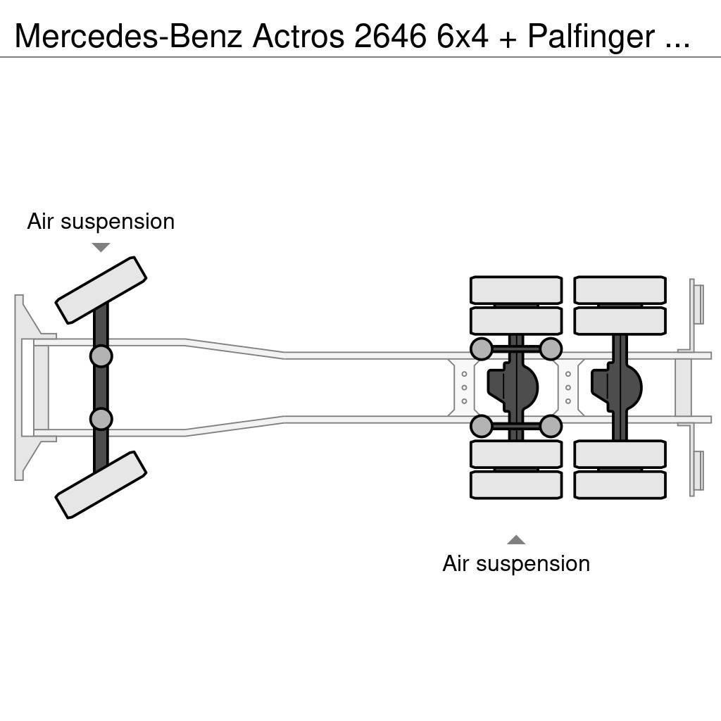Mercedes-Benz Actros 2646 6x4 + Palfinger PK29002 D (winch) Terepdaruk
