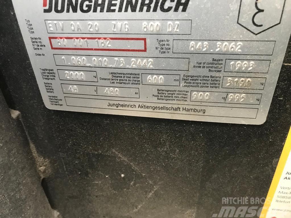 Jungheinrich vierweg zijlader ETVQ 20 Tolóoszlopos négyutas targonca