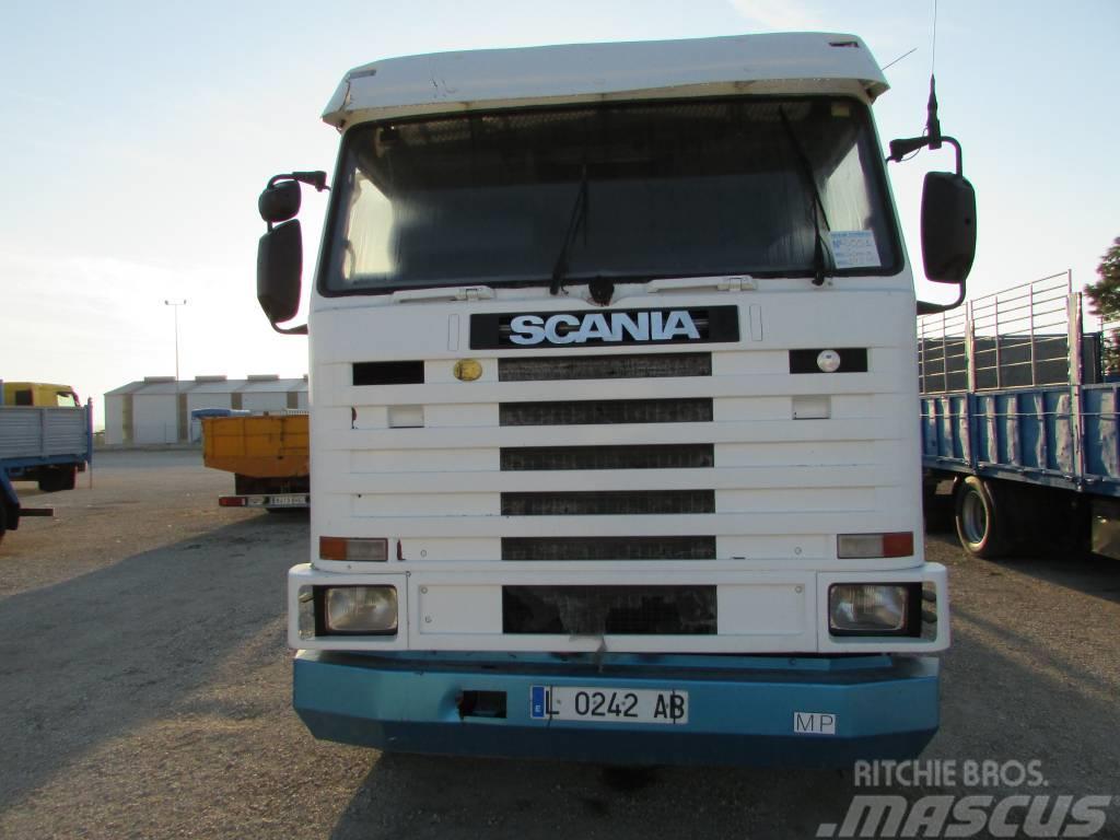 Scania 143 420 6X2 BASCULANTE Elhúzható ponyvás