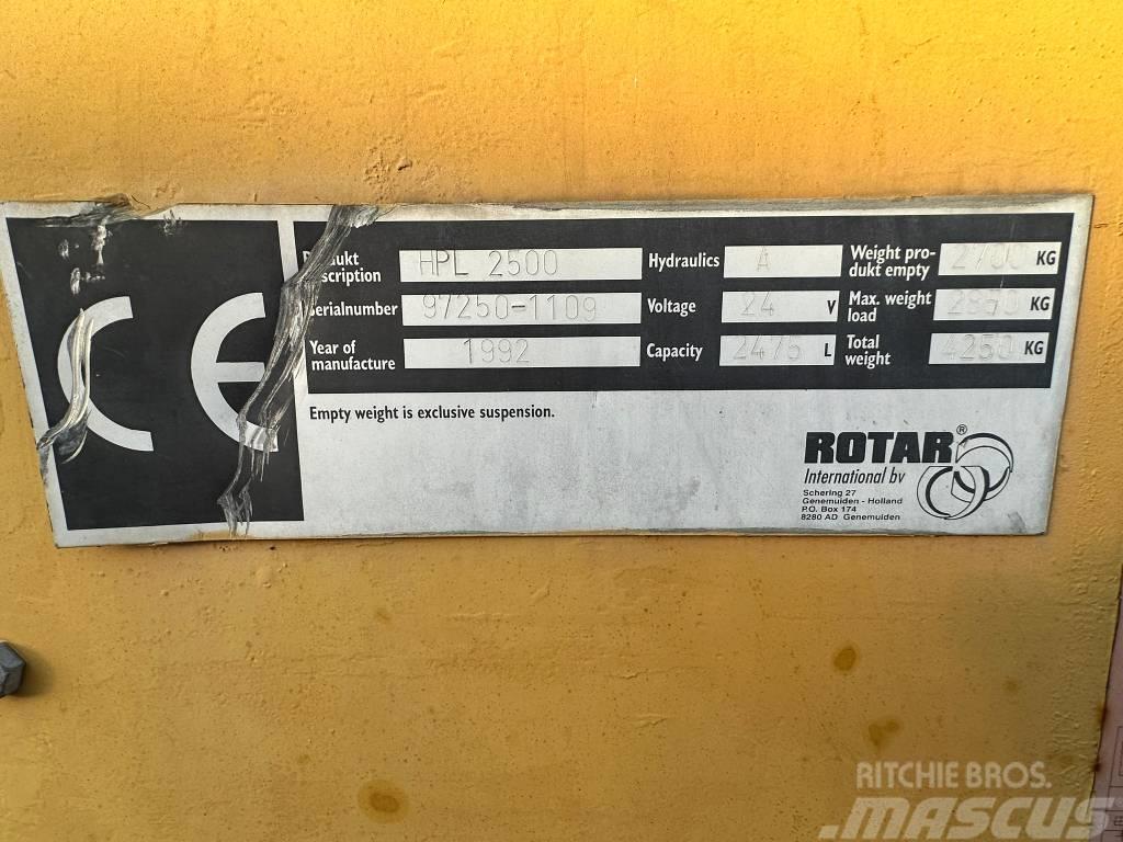 Rotar HPL 2500 Válogató berendezések