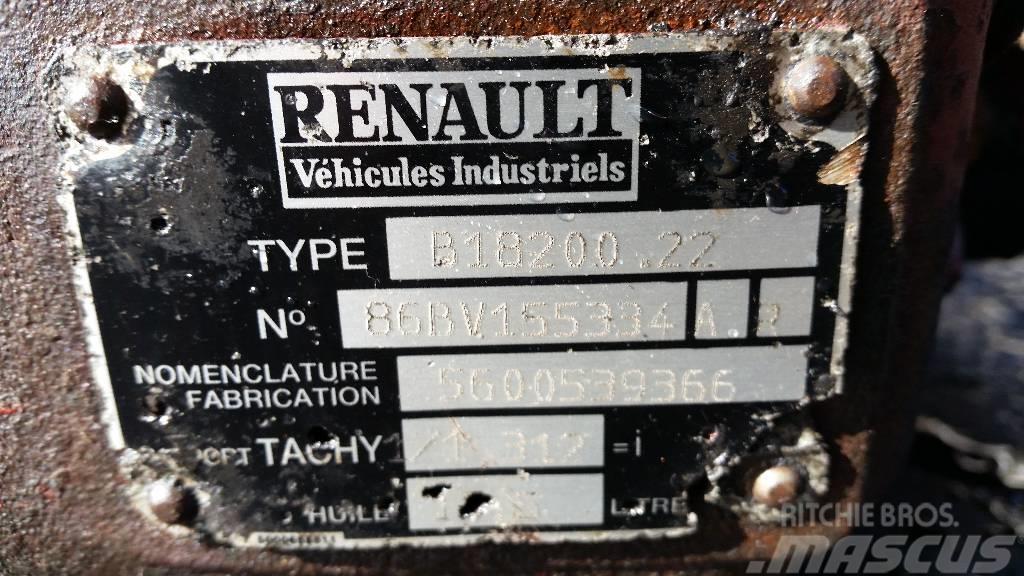 Renault B18200.22 Hajtóművek