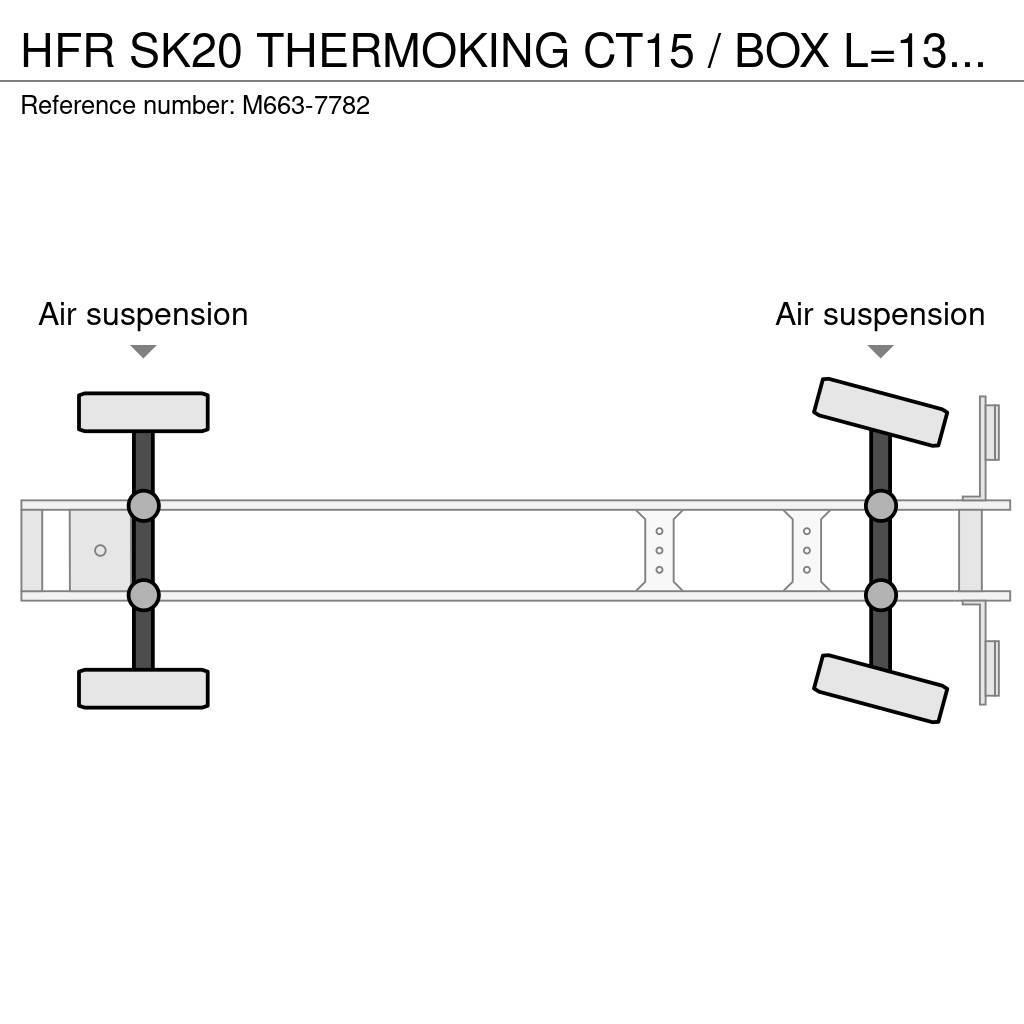 HFR SK20 THERMOKING CT15 / BOX L=13450 mm Hűtős félpótkocsik
