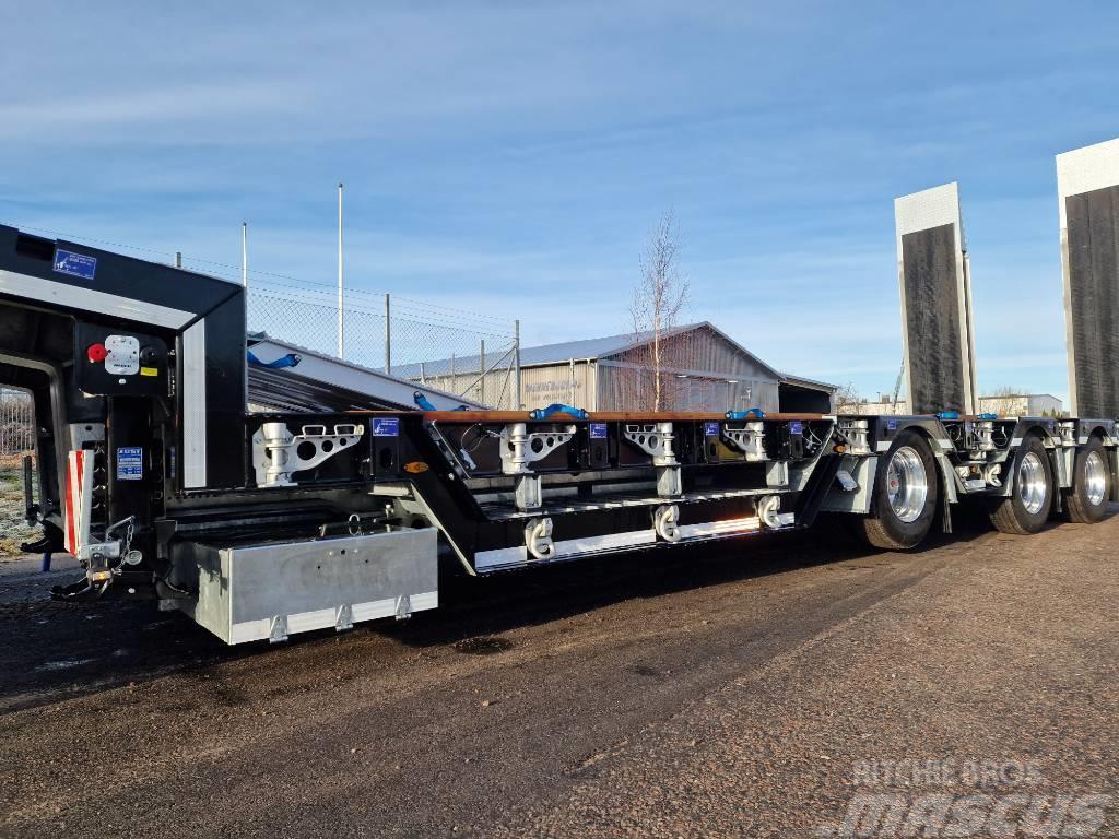Humbaur HTS30  flatbed semi-trailer Mélybölcsős félpótkocsik