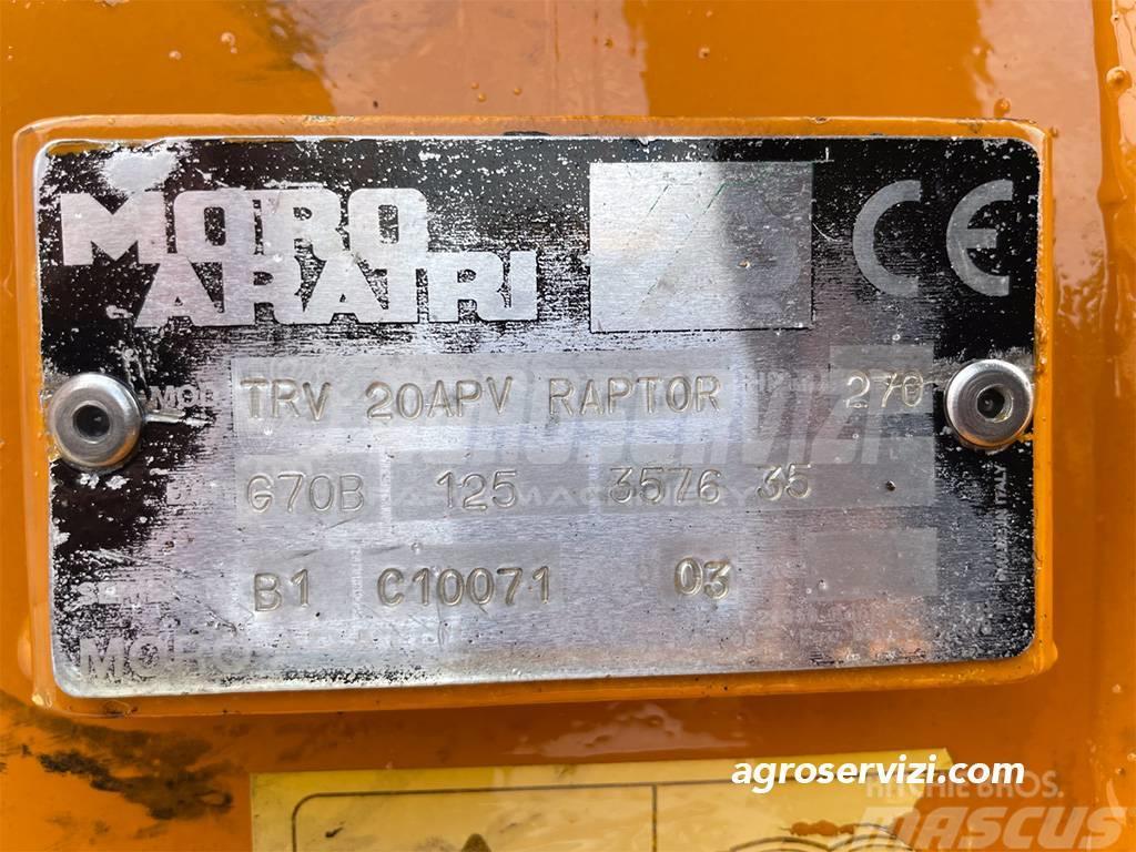  MORO ARATRI TRV 20 APV RAPTOR N.479 Váltvaforgató ekék