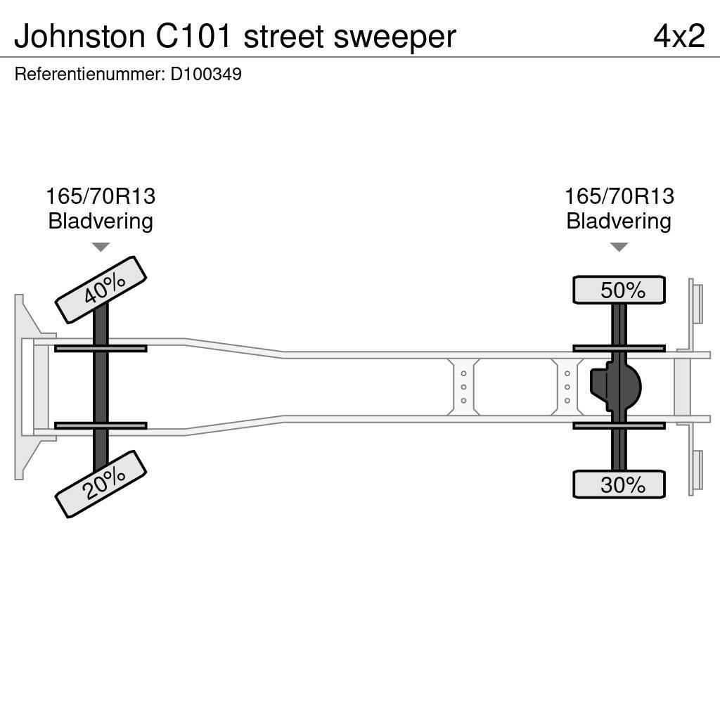 Johnston C101 street sweeper Vákuum teherautok