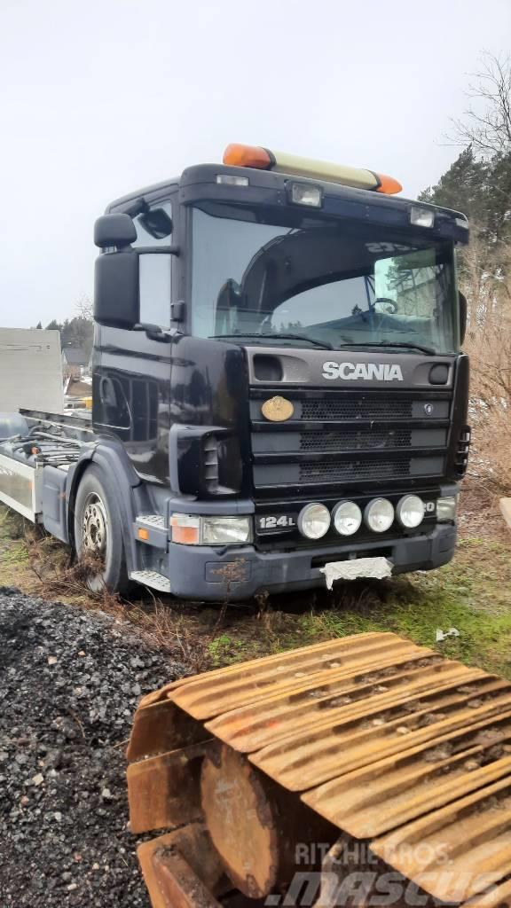 Scania R124LB6x2 Platós / Ponyvás teherautók