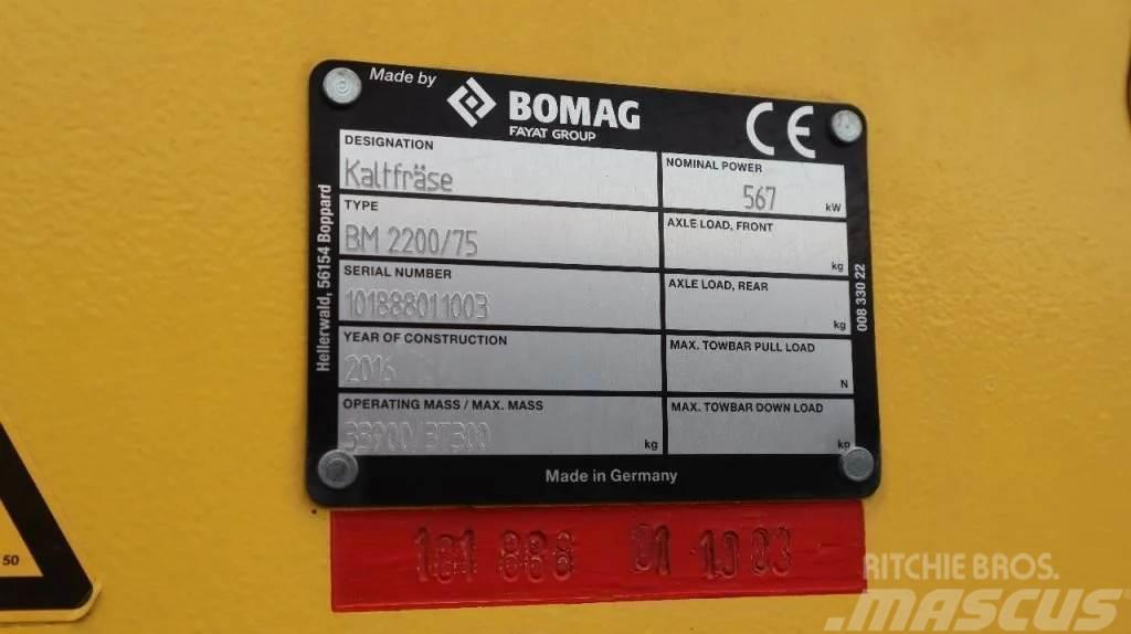 Bomag BM 2200/75 | COLD PLANER | NEW CONDITION! Egyebek
