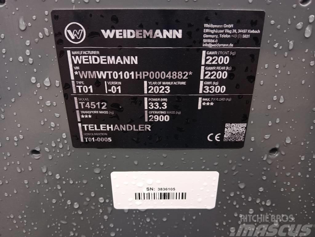 Weidemann T4512 Teleszkópos rakodók