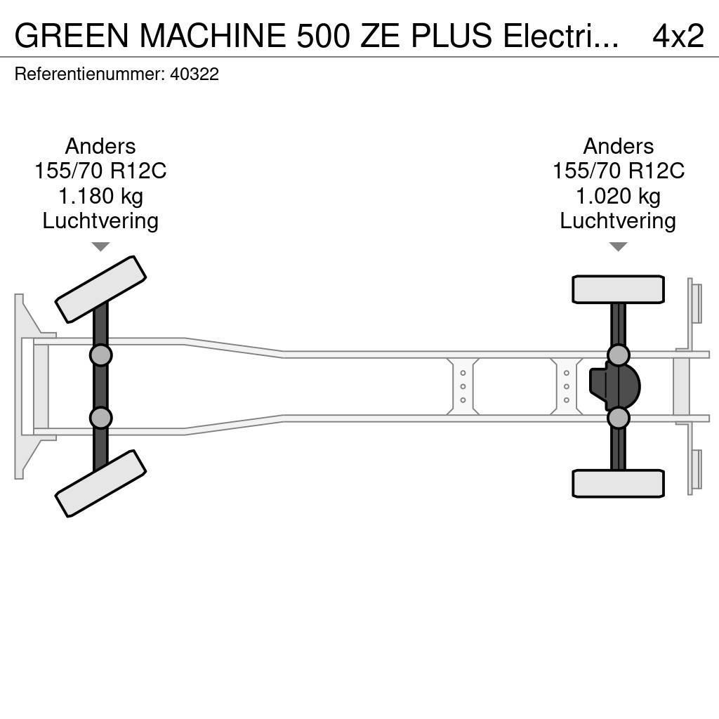 Green Machines 500 ZE PLUS Electric sweeper Utcaseprő teherautók