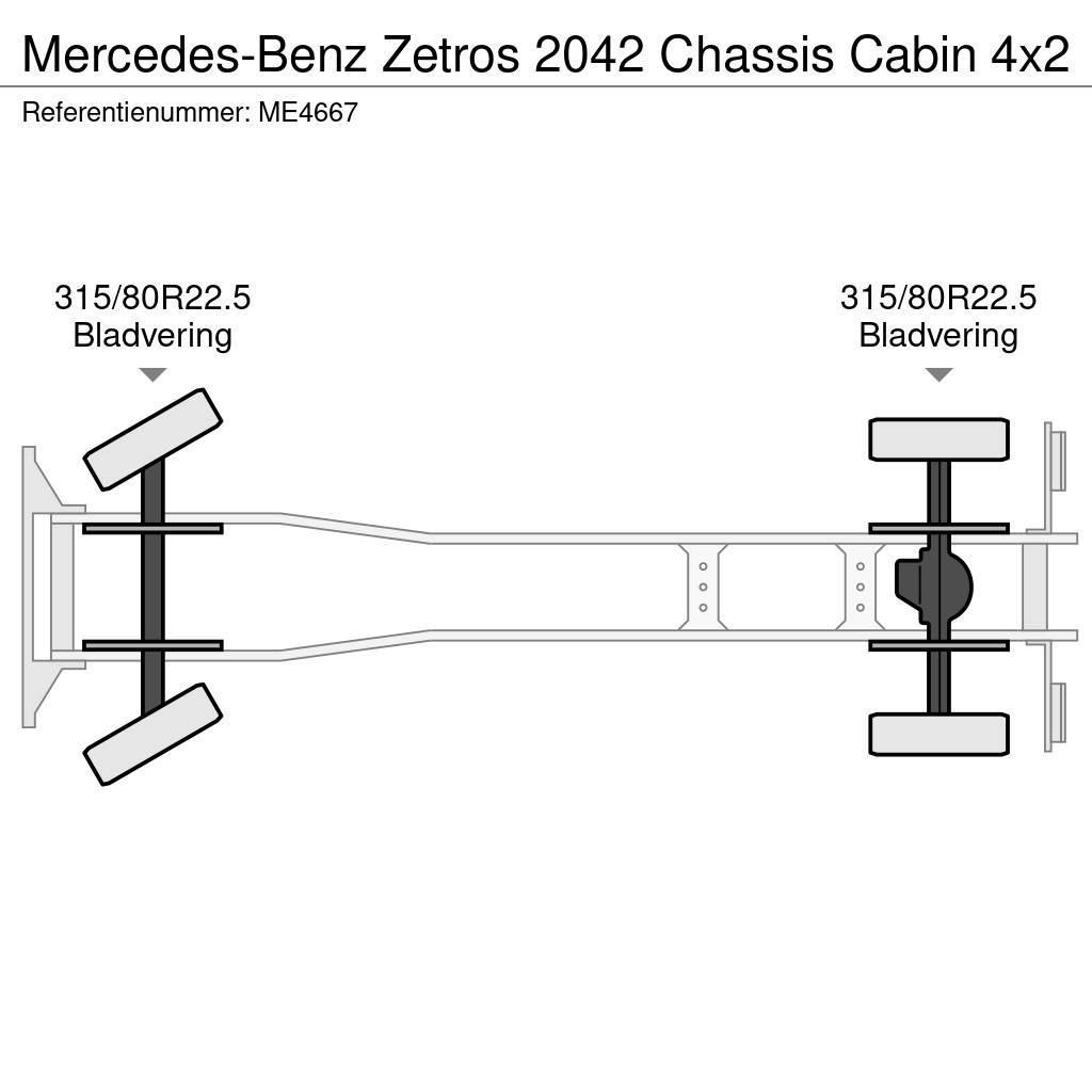 Mercedes-Benz Zetros 2042 Chassis Cabin Fülkés alváz