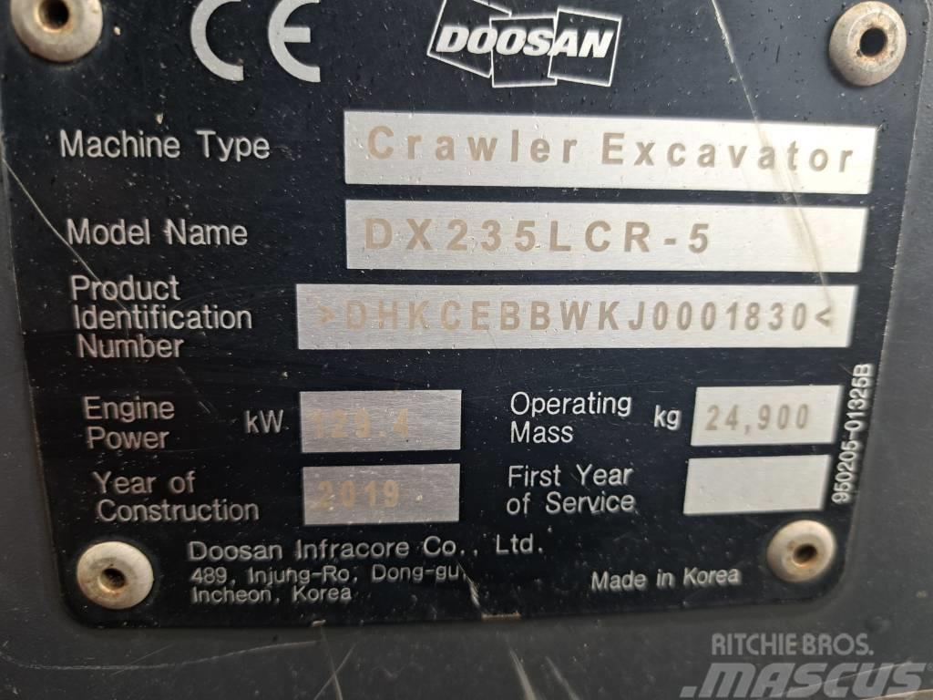Doosan DX 235 LCR-5 Lánctalpas kotrók
