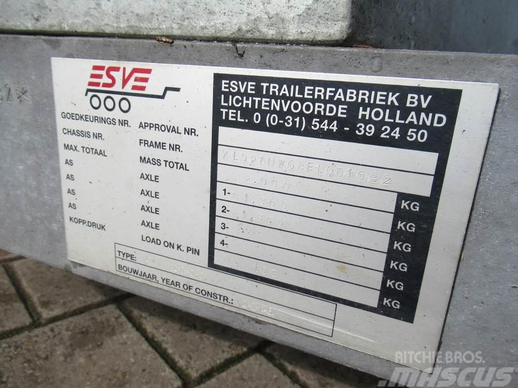  E.S.V.E AWK 2000 Kipper Gesloten Vloeistof Contain Dobozos pótkocsik