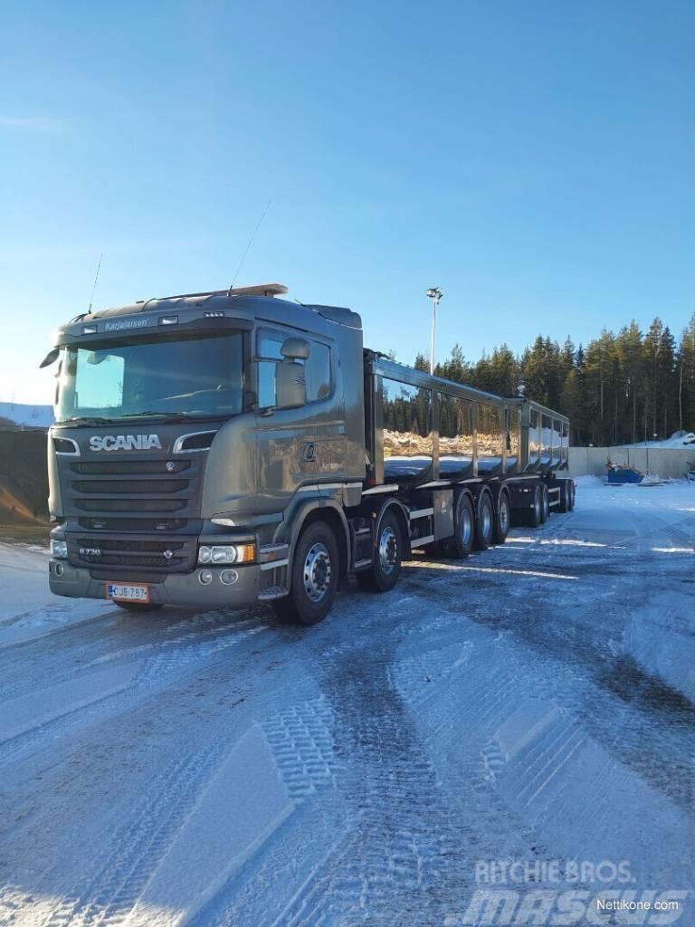 Scania R730 - 58 m3 yhdistelmä LB10x4*6HNB Billenő teherautók