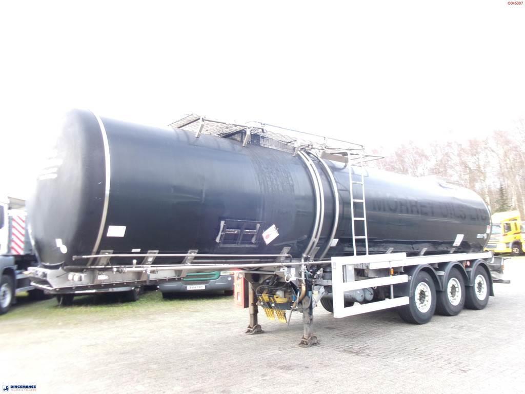 Crossland Bitumen tank inox 33 m3 / 1 comp + compressor + st Tartályos félpótkocsik