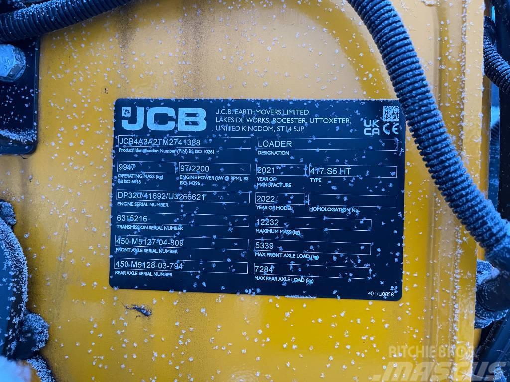 JCB 417 HT Pyöräkuormaaja Gumikerekes homlokrakodók