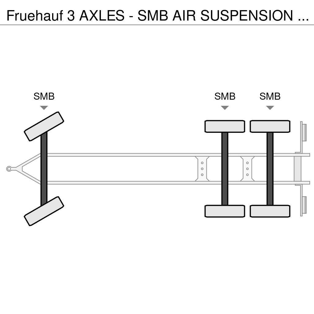 Fruehauf 3 AXLES - SMB AIR SUSPENSION - GOOD STATE Ponyvás pótkocsik