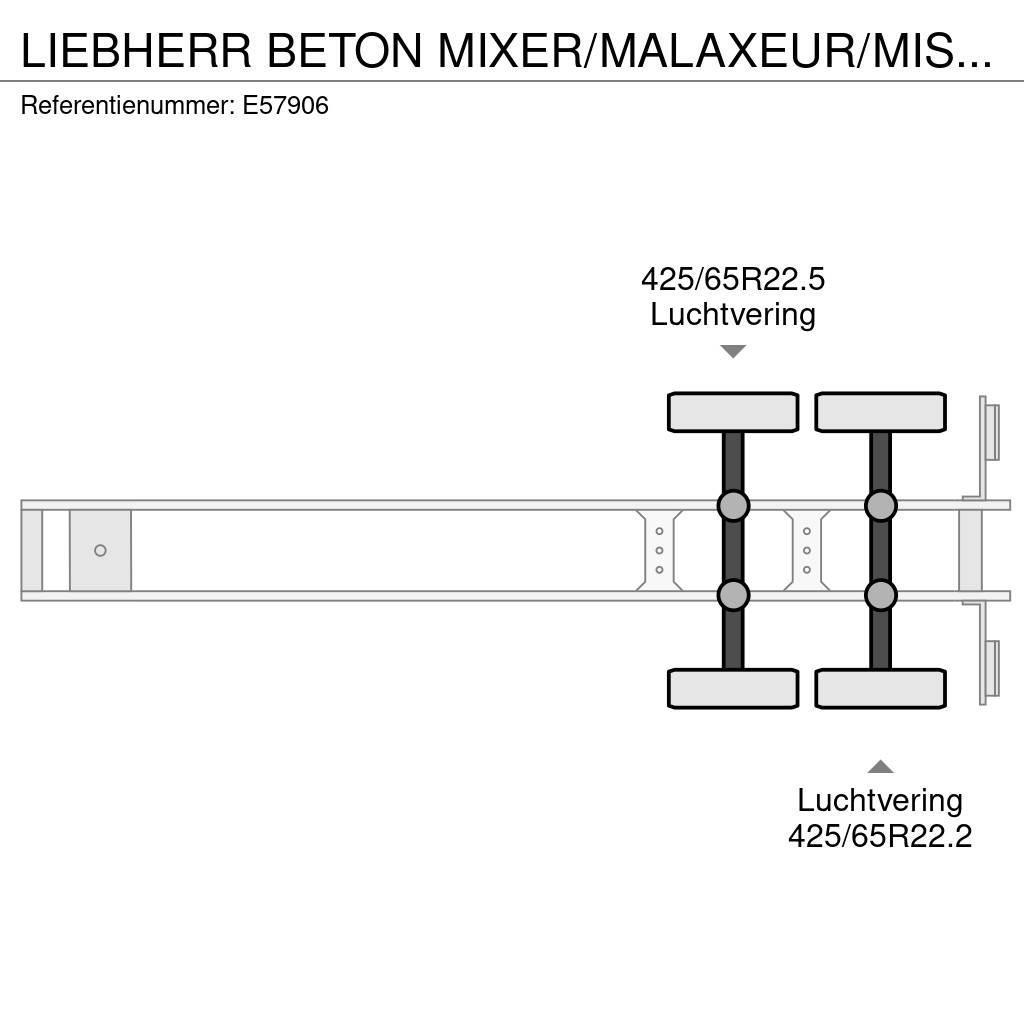 Liebherr BETON MIXER/MALAXEUR/MISCHER HTM 1204 - 12M³ Egyéb - félpótkocsik