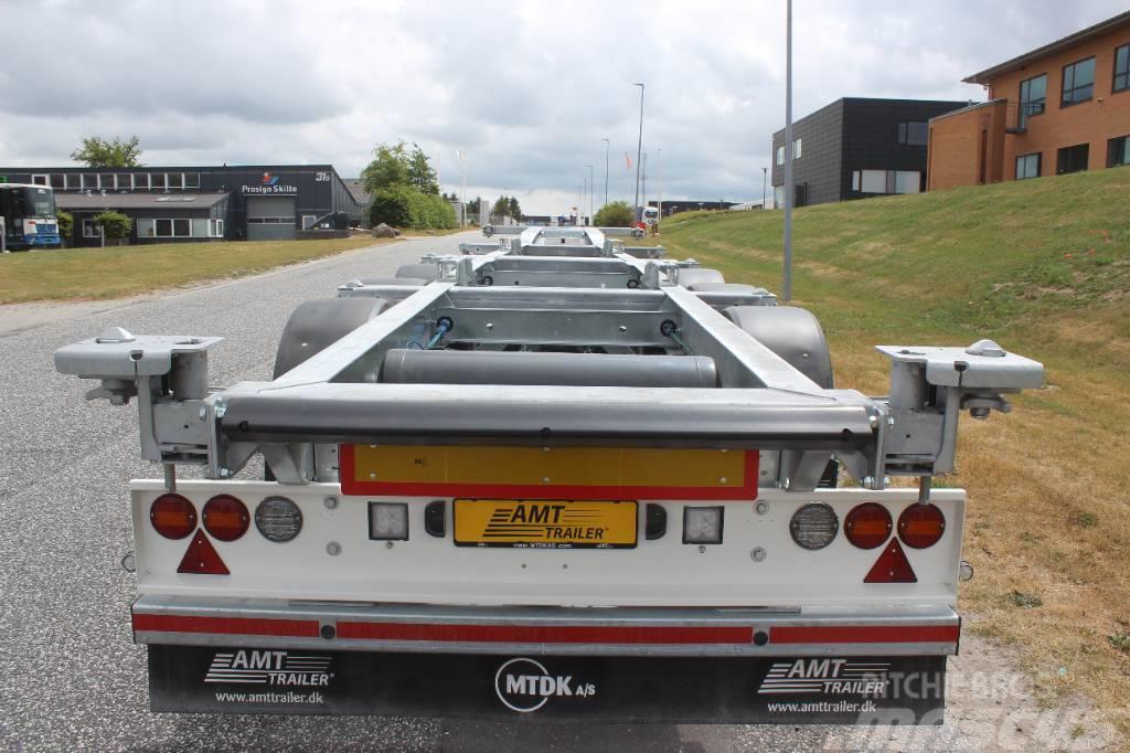 AMT CO300 Container chassis  for 40"  samt  2 x 20" Konténerkeret / Konténeremelő félpótkocsik