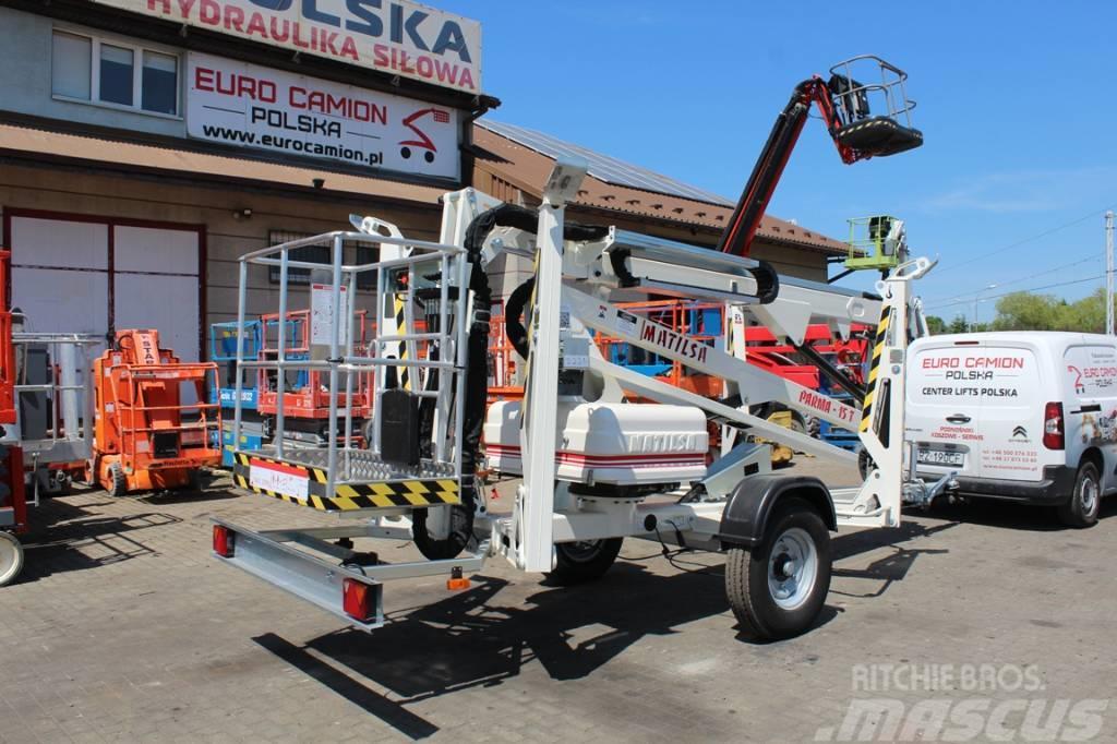 Matilsa Parma 15T - 15 m trailer lift Genie Niftylift Pótkocsira szerelt emelők és állványok