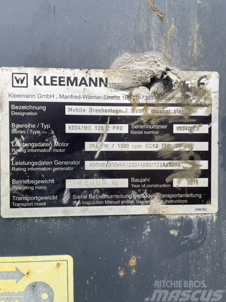 Kleemann K034 / MC 120 Z Pro Mobil törőgépek