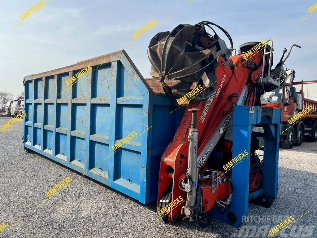  Diversen Container mit Kran Marchesi 4.500 RT0280 Tengeri konténer
