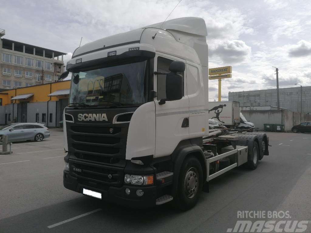Scania R580 V8 AJK HYDROLIFT, HL20-6180 Horgos rakodó teherautók