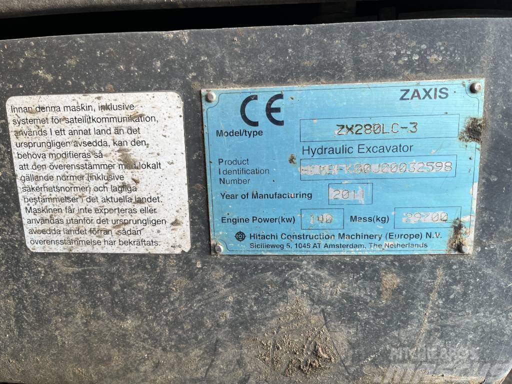 Hitachi ZX 280 LC-3/ Härnösand Lánctalpas kotrók