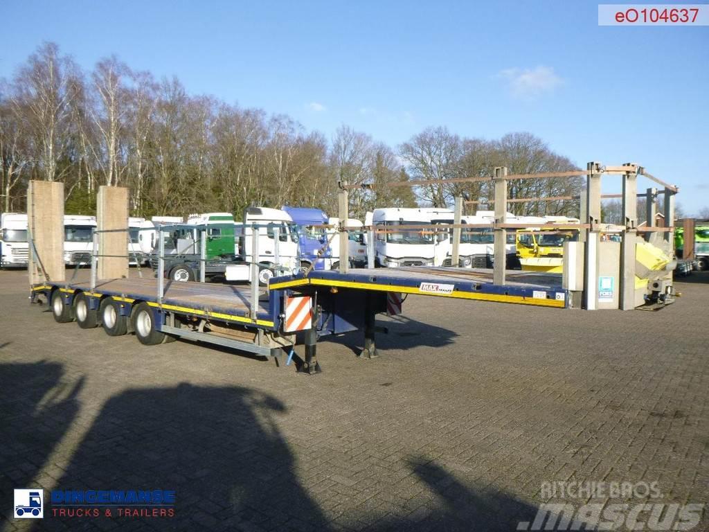Faymonville 4-axle semi-lowbed trailer 60 t + ramps Mélybölcsős félpótkocsik
