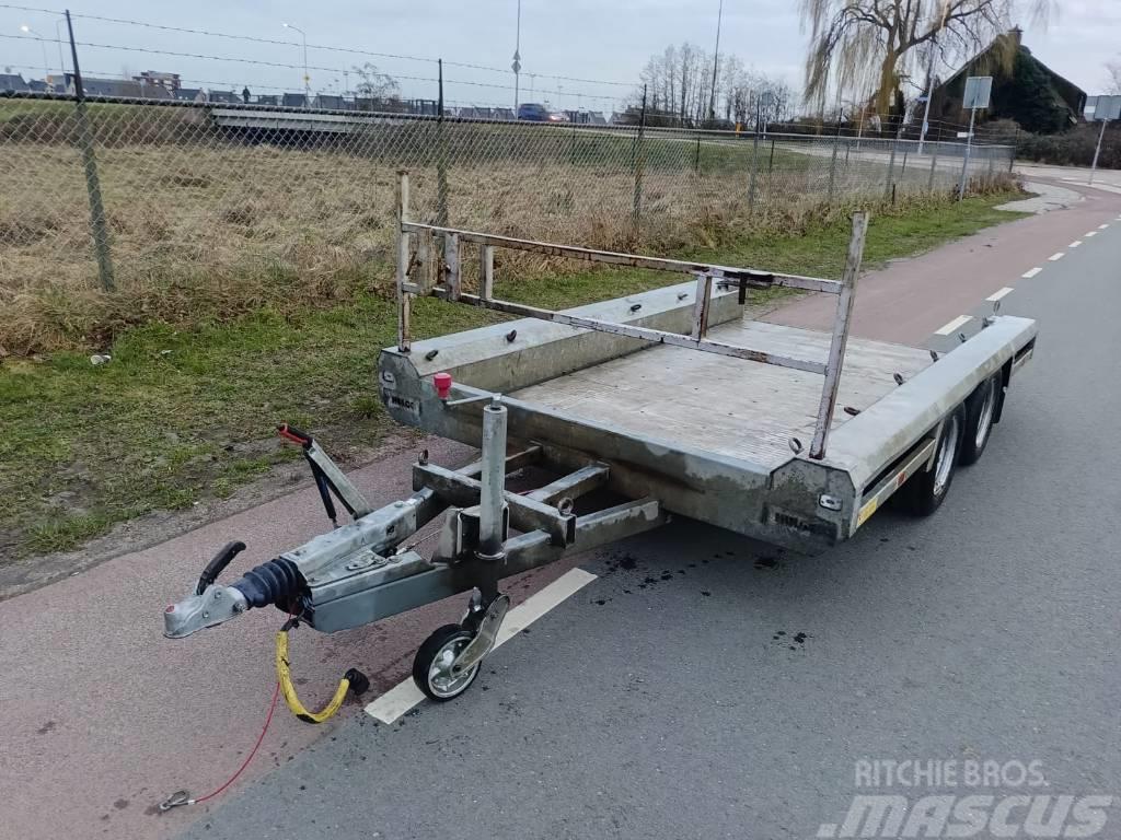 Hulco terrax-2 2,4 ton aanhanger 2 as trailer machine tr Könnyű pótkocsik