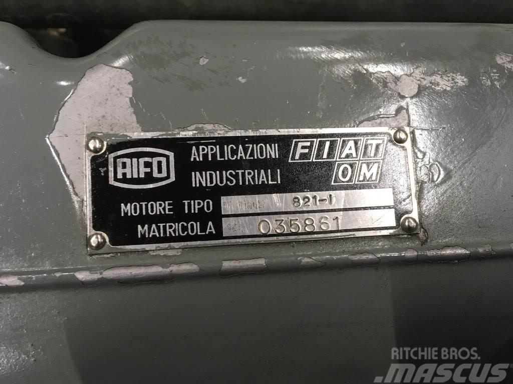 Fiat 821-I GENERATOR 110KVA USED Dízel áramfejlesztők