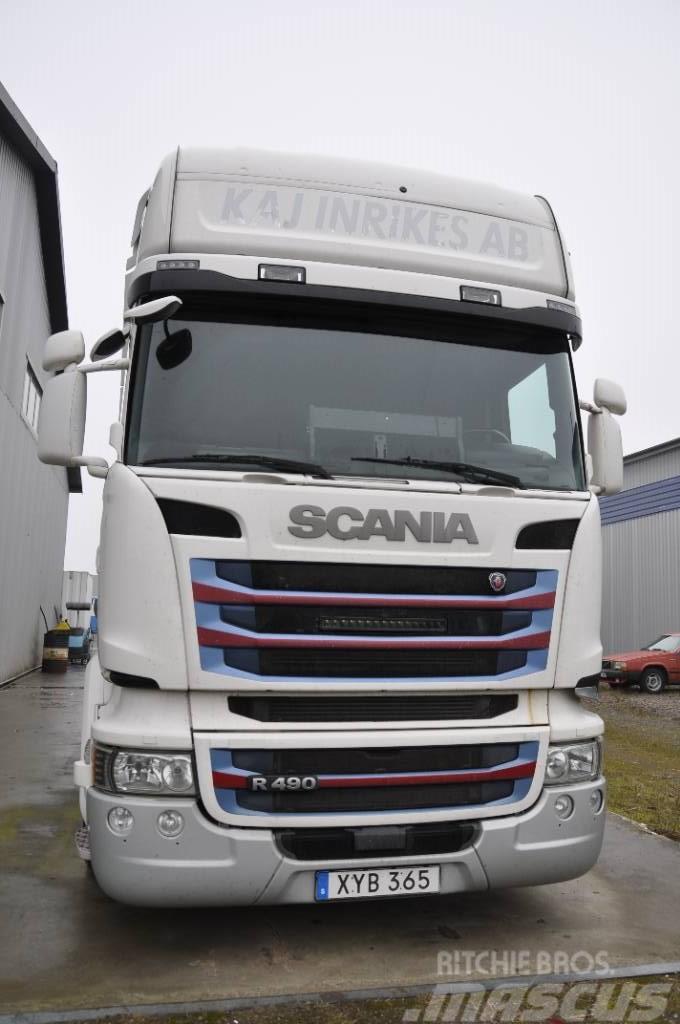 Scania R490 LB6X2MNB Konténer keretes / Konténeres teherautók