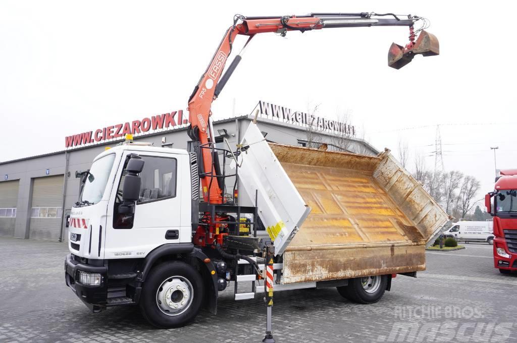 Iveco Eurocargo 160E22 EEV Dump truck / Bortmatic Billenő teherautók