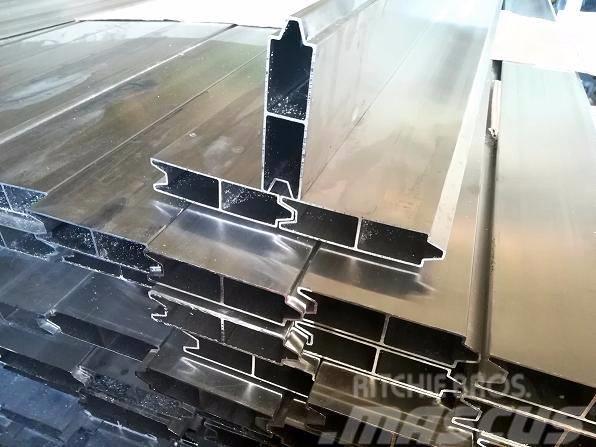  aliuminio bortines lentos užuolaidinės alumines -  Elhúzható ponyvás félpótkocsik