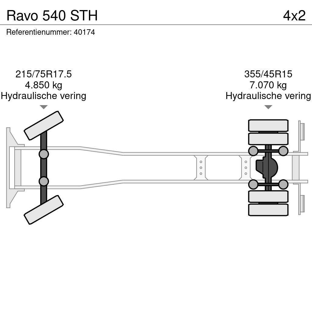 Ravo 540 STH Utcaseprő teherautók