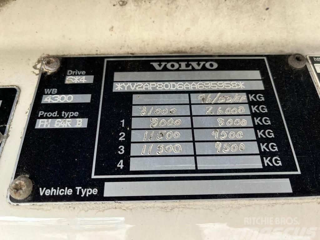 Volvo FH 16 600 6x4 RETARDER / CHASSIS L=6289 mm Fülkés alváz