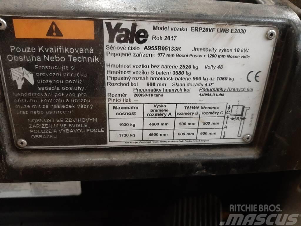 Yale ERP20VFLWB Elektromos targoncák