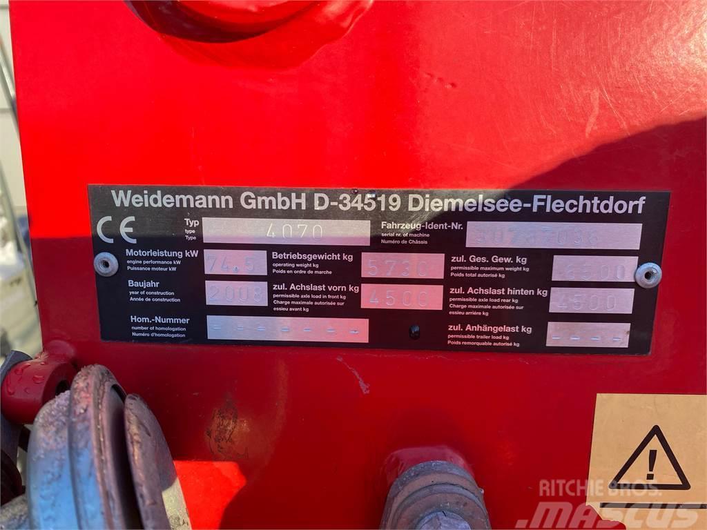 Weidemann 4070 Mini homlokrakodók
